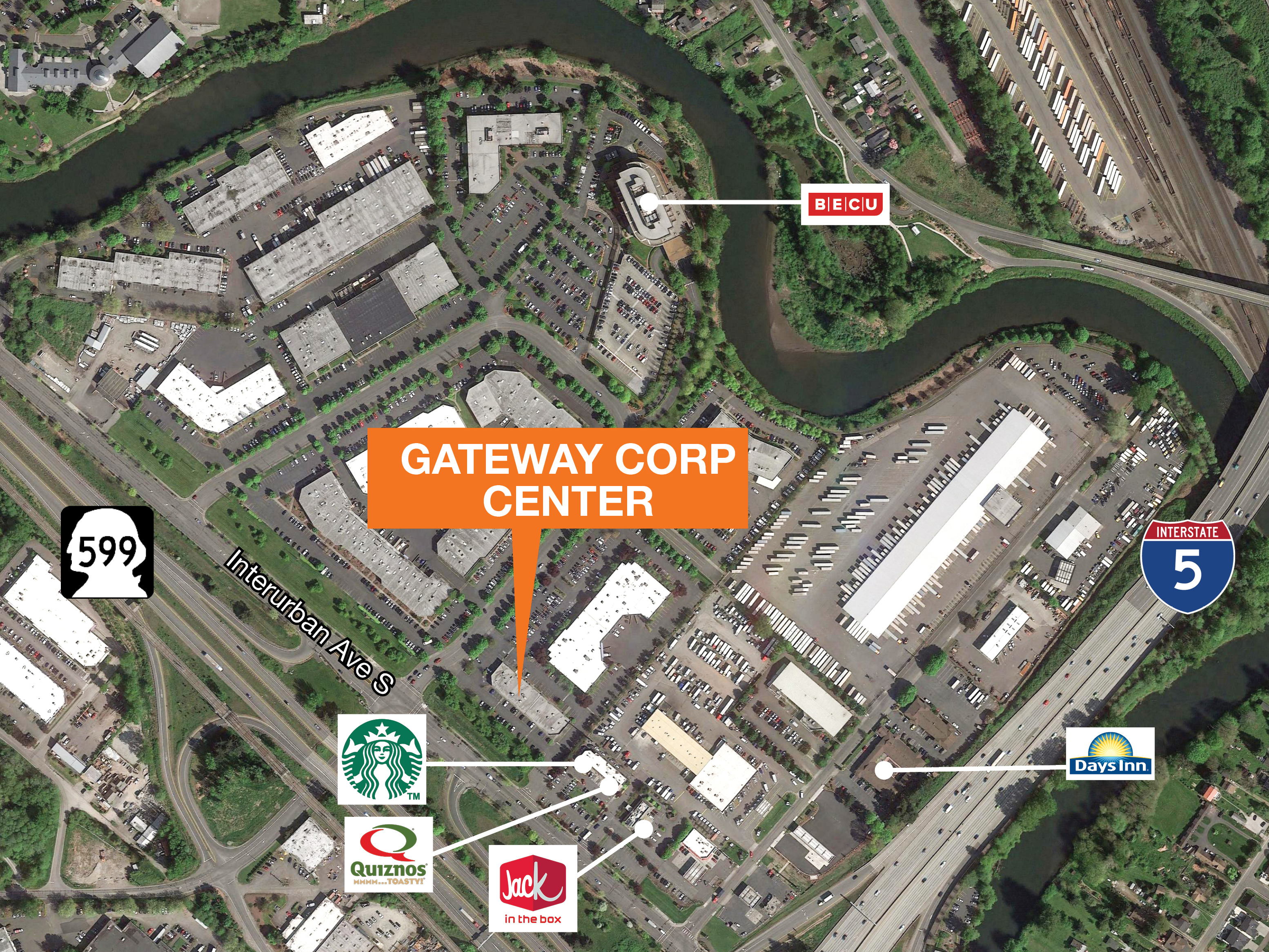 13028 Gateway Corporate Center - Building 8 - Suite 112 Industrial Property For Lease in Tukwila, WA